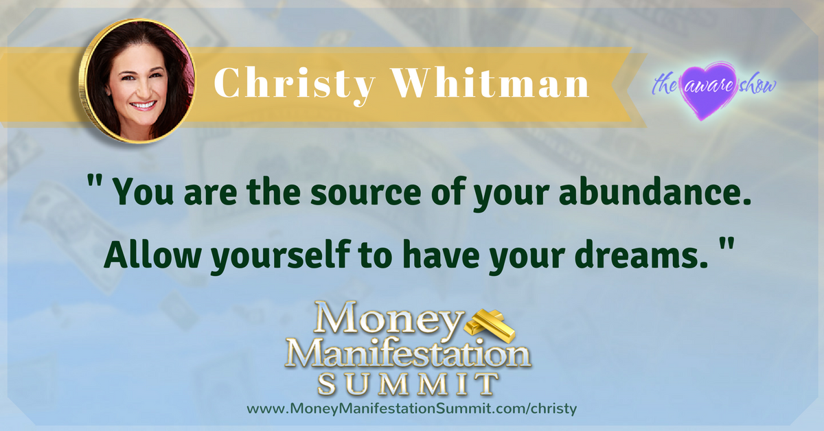Christy Whitman Quote Law of Attraction for Making Money