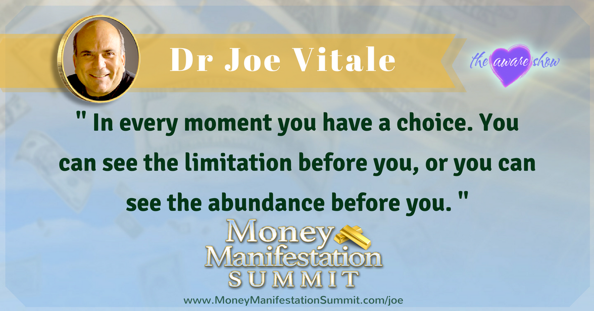 Joe Vitale Quote Money Manifestation Law of Attraction